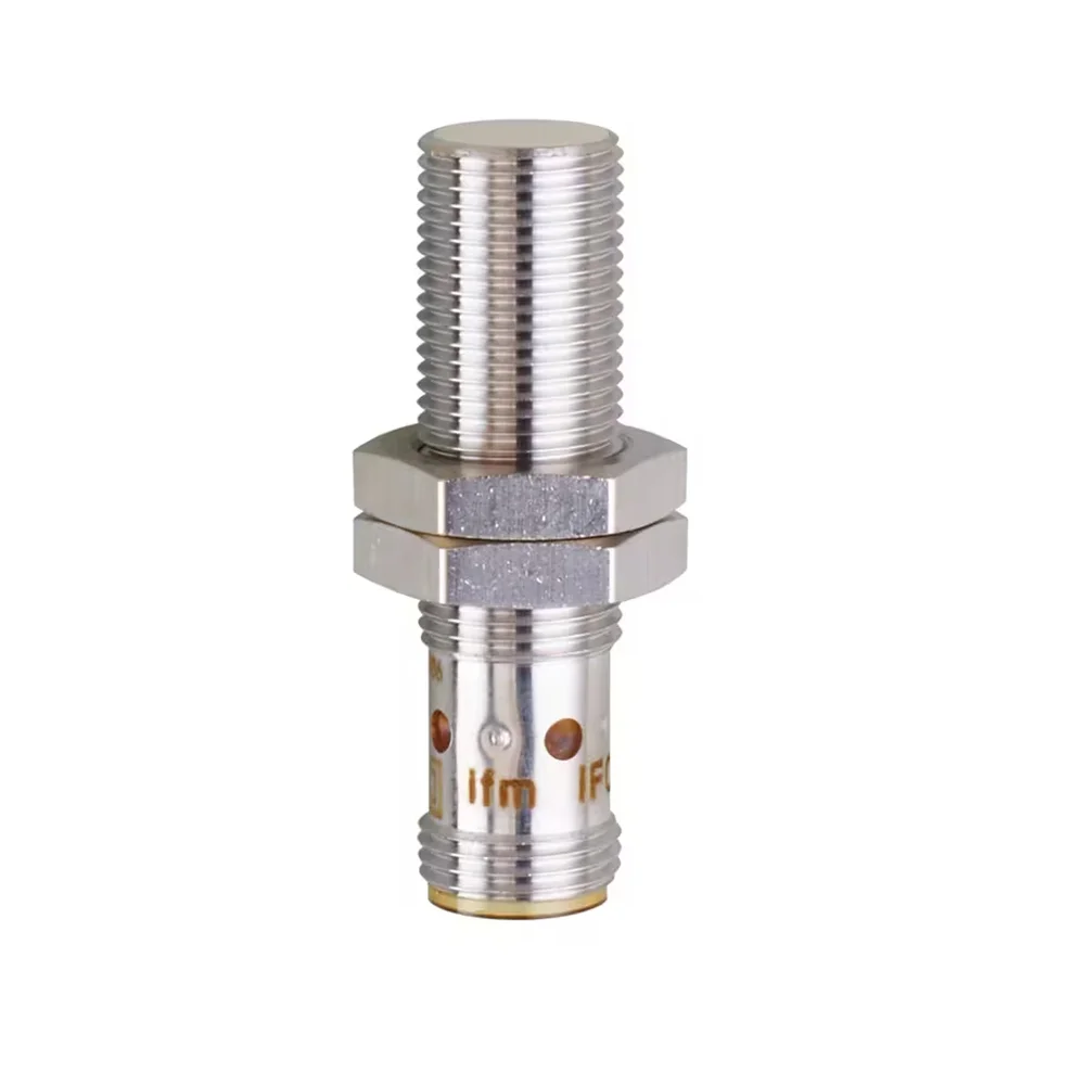 IFM Efector IFC204 Inductive Proximity Sensor M12, 4mm Range, PNP NO - Gold-Plated Contacts