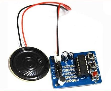 ISD1820 Voice Recorder Module with On-Board Mic & 8Ω Speaker - Image 2