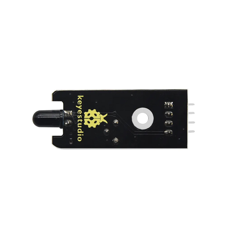 Keyestudio Flame Fire Detection Sensor Module - Digital Output, 20-100cm Range - Image 2