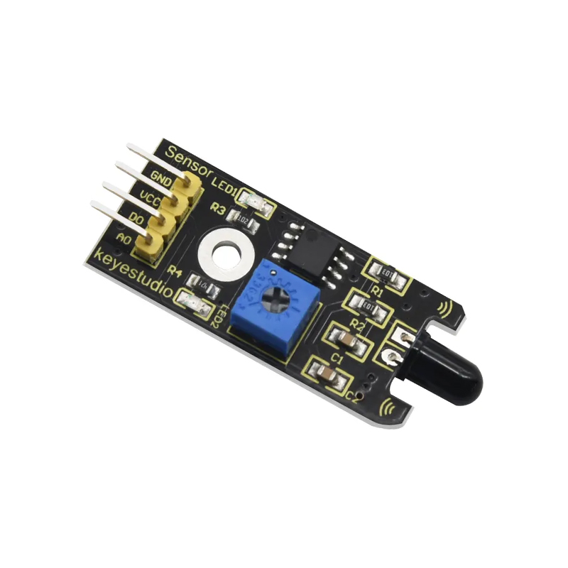 Keyestudio Flame Fire Detection Sensor Module - Digital Output, 20-100cm Range - Image 3