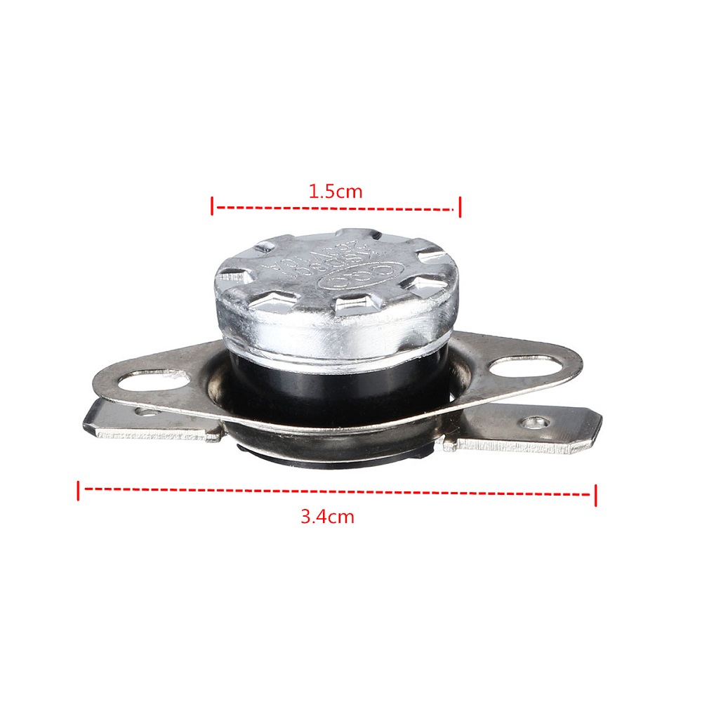 KSD301 10A 250V Thermostat Sensor (65C Normally Open) - Image 4