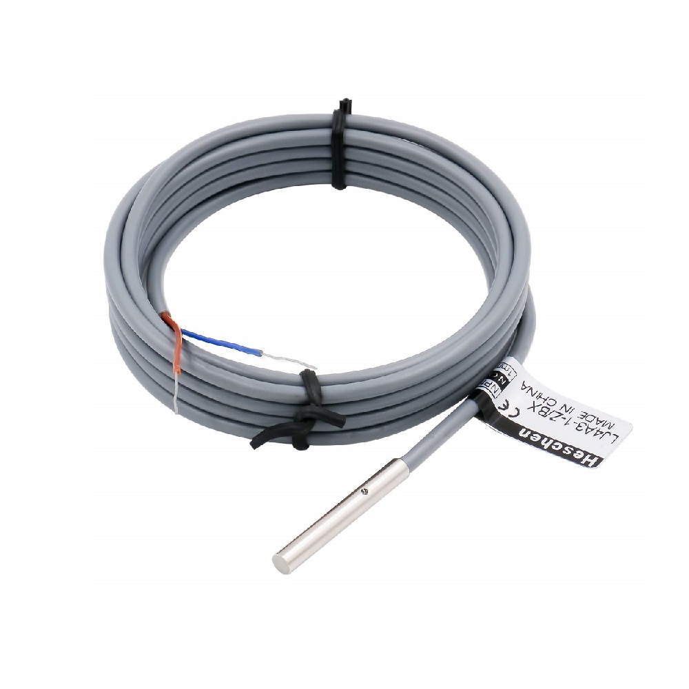 LJ4A3-1-Z/BX Inductive Proximity Sensor NPN NO, 10–30VDC, 1mm Detection, IP65, Brass-Nickel Housing