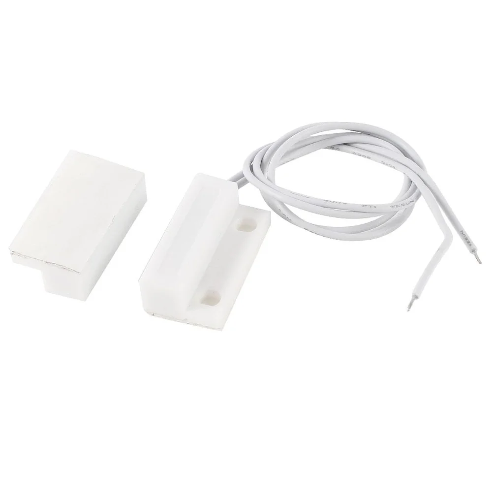 MC-38 Wired Door Window Magnetic Sensor Alarm Switch - Normally Closed, 30cm Cable - Image 2