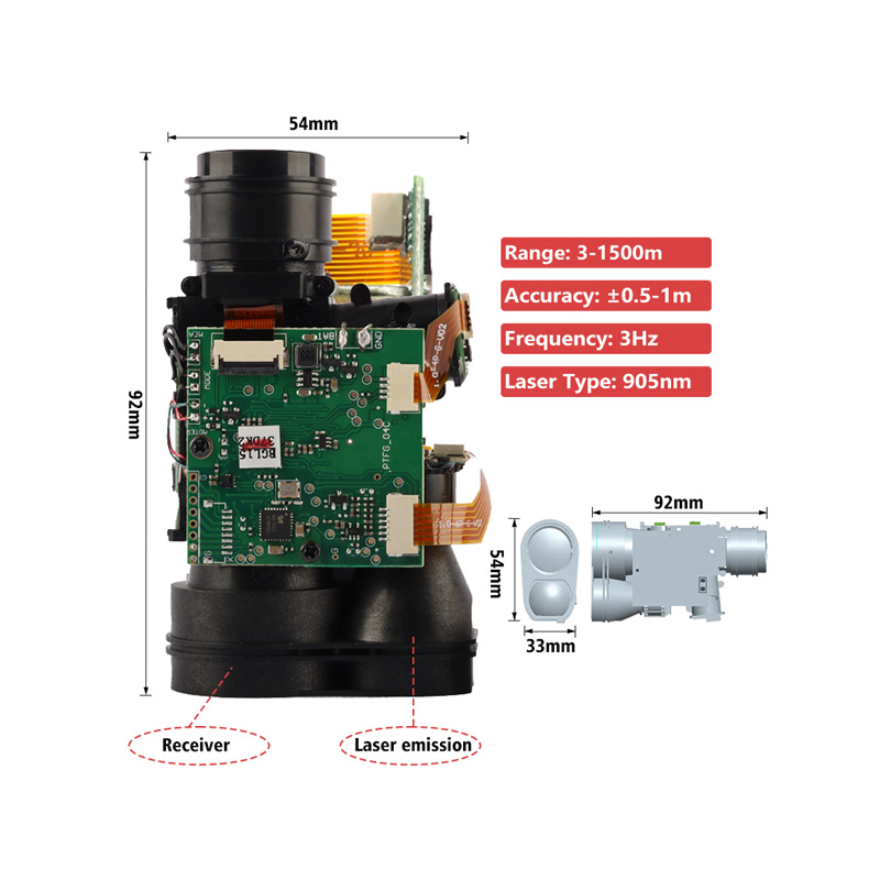 Meskernel PTFG-1500 Long Distance Pulse Laser Sensor - USB to RS485 - Image 2