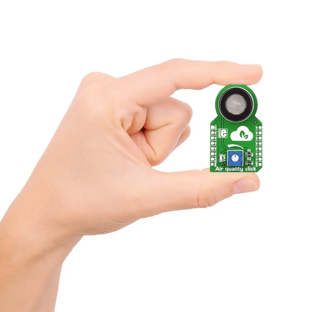 Mikroe Air Quality Click (Mikroe-1630) – MQ-135 Gas Sensor Board, Analog Output, Range: 10 to 1000ppm - Image 4