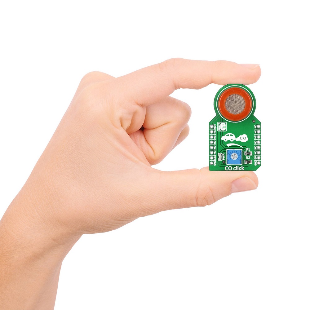 Mikroe CO Click (Mikroe‑1626) – MQ‑7 Carbon Monoxide Gas Sensor Board, Analog, mikroBUS, 20~2000 ppm - Image 3