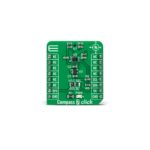 Mikroe COMPASS 7 CLICK (Mikroe-5190) – MMC5633NJL 3-Axis Digital Compass / Magnetic Field Sensor, I²C, mikroBUS