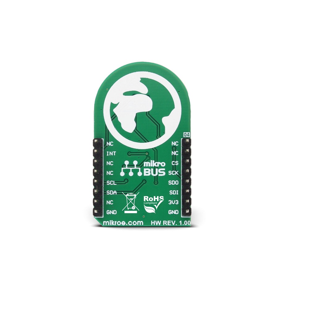 Mikroe GEOMAGNETIC CLICK (Mikroe-2935) – 3-Axis BMM150 Geomagnetic Sensor Board, I²C & SPI, Digital Compass & Magnetic Field Measurement, mikroBUS - Image 3