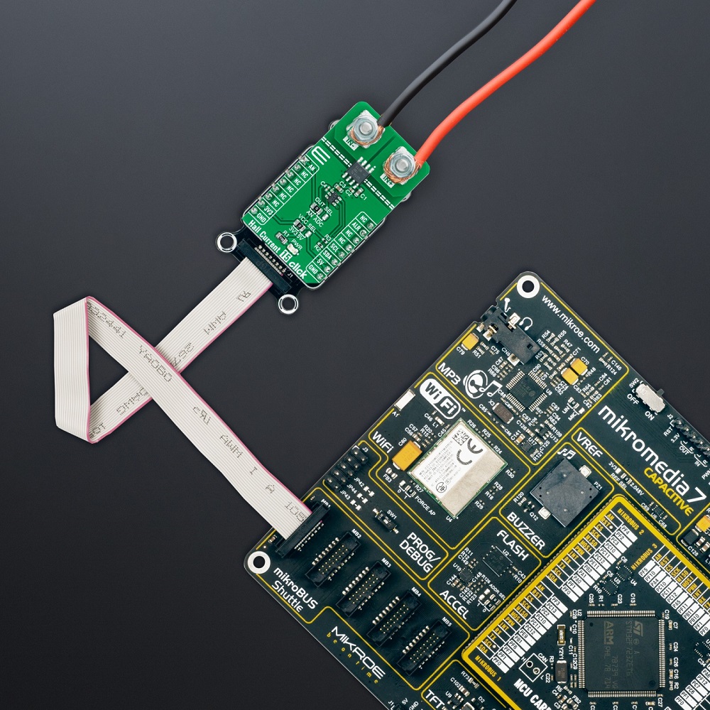 Mikroe HALL CURRENT 15 CLICK (Mikroe-5175) – TMCS1101 Q1 Hall-Effect Current Sensor Board, Analog & I²C, mikroBUS - Image 5