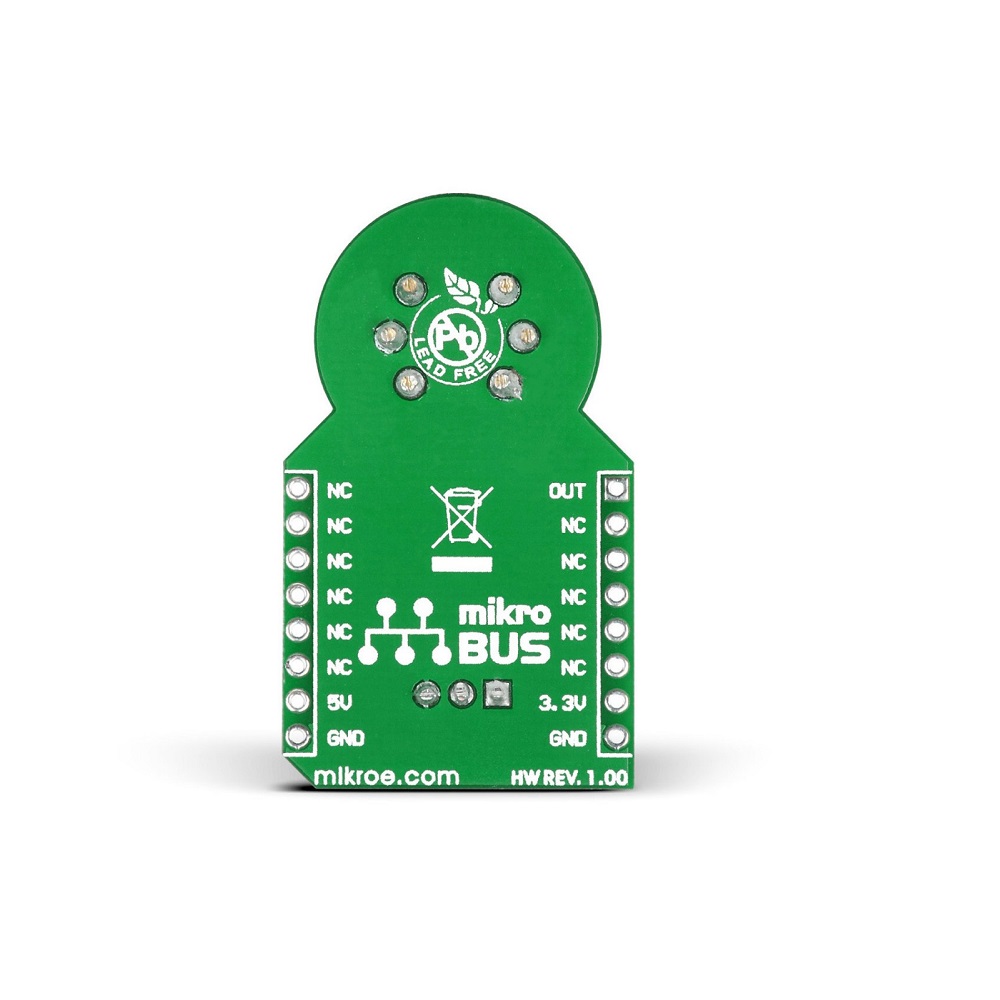 Mikroe LPG Click (Mikroe‑1587) – MQ‑5 LPG Gas Sensor Board, Analog, mikroBUS, Detection Range: 200~10,000 ppm - Image 2