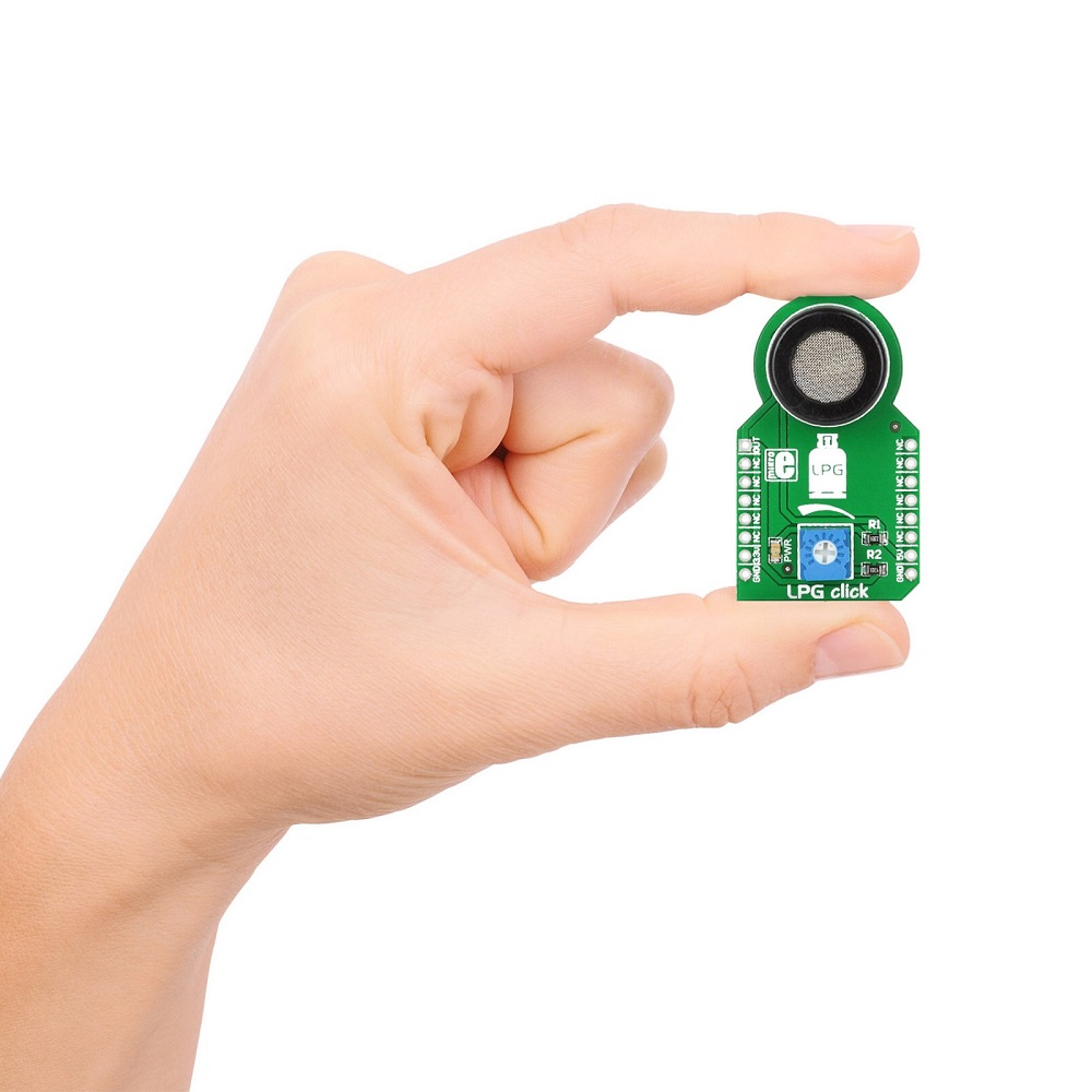 Mikroe LPG Click (Mikroe‑1587) – MQ‑5 LPG Gas Sensor Board, Analog, mikroBUS, Detection Range: 200~10,000 ppm - Image 4