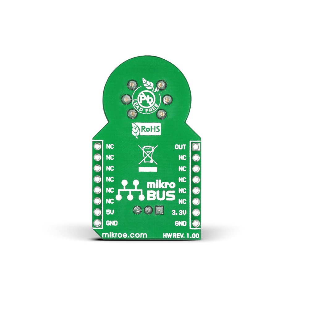 Mikroe METHANE Click (Mikroe‑1628) – MQ‑4 Methane (CH₄) Gas Sensor Board, Analog, mikroBUS, Detection Range: 200~10,000 ppm - Image 2