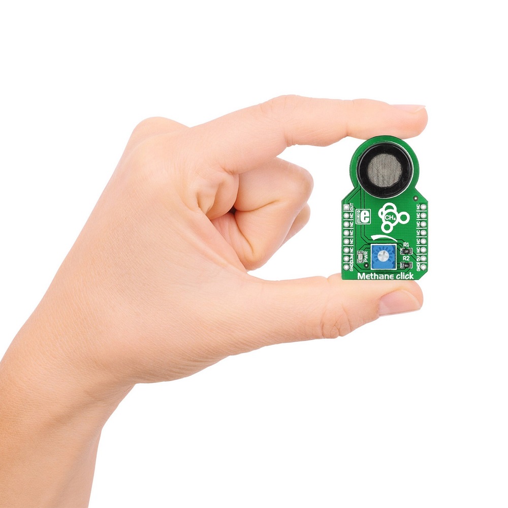 Mikroe METHANE Click (Mikroe‑1628) – MQ‑4 Methane (CH₄) Gas Sensor Board, Analog, mikroBUS, Detection Range: 200~10,000 ppm - Image 4