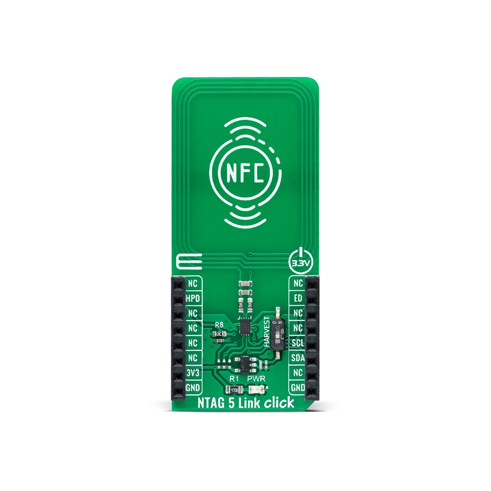 Mikroe NTAG 5 LINK CLICK (Mikroe-4635) – NFC / RFID Tag & Transponder Board, I²C