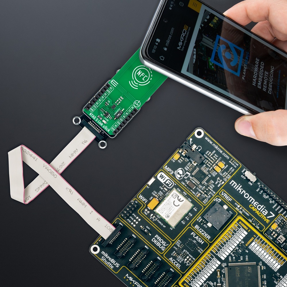 Mikroe NTAG 5 LINK CLICK (Mikroe-4635) – NFC / RFID Tag & Transponder Board, I²C - Image 6