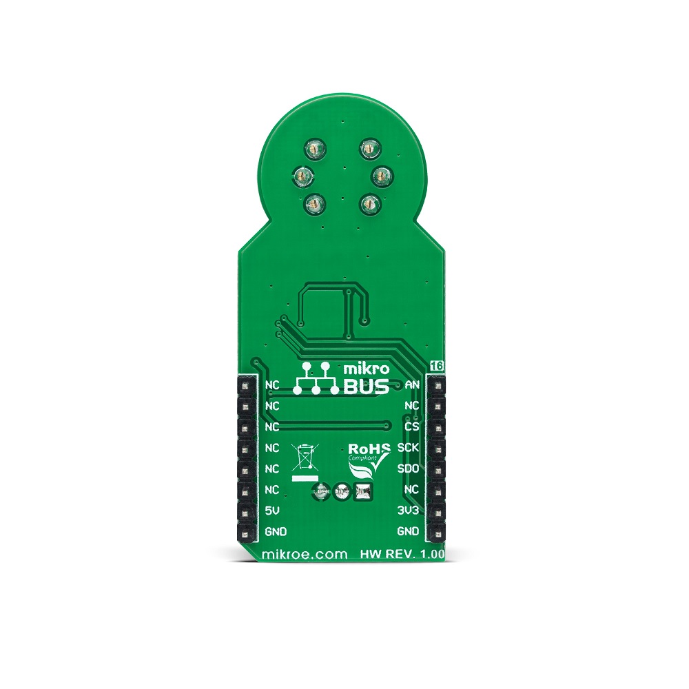 Mikroe OZONE 2 CLICK (Mikroe-2767) – MQ131 Ozone (O₃) Gas Sensor Board, Analog & SPI, mikroBUS - Image 3