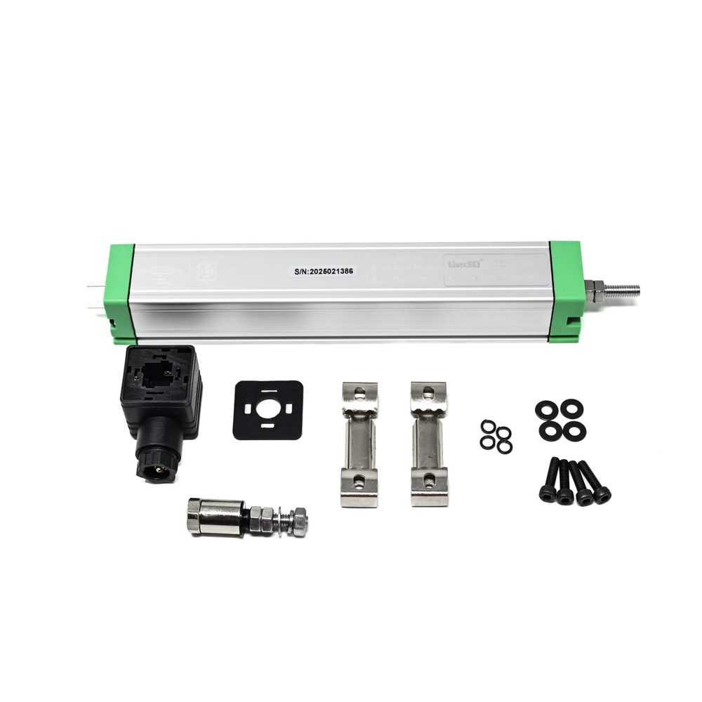 MIRAN LS2-50MM Linear Displacement Sensor - 0-50mm Range, Flange Mount, Hirschmann Plug - Image 2