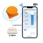 MORAYELEC ME201WZ Remote Ultrasonic Wireless Liquid Level Detector with Alarm - Zigbee 3.0, IP65, 0.1-4.0m Range