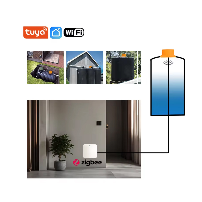 MORAYELEC ME201WZ Remote Ultrasonic Wireless Liquid Level Detector with Alarm - Zigbee 3.0, IP65, 0.1-4.0m Range - Image 2