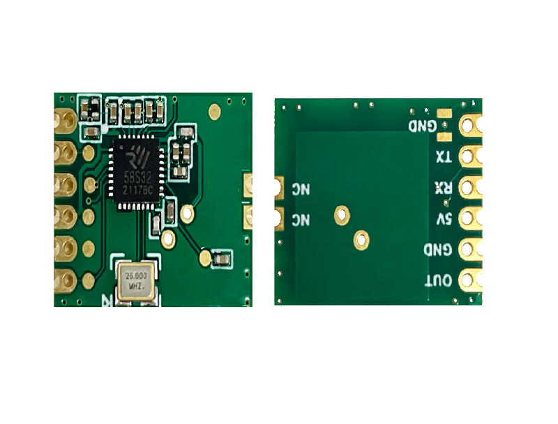 Moresense MS58-14172S20M4 5.8G High-Performance Ultrasonic Sensor 5-6m Range - I2C/SPI/UART - Image 2