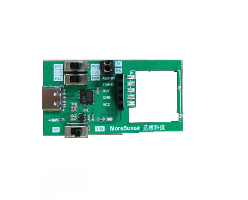 Moresense MS58-2020D13M4 UART Tool - Ultrasonic Sensor Interface Module - Image 2