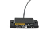 Omron E2K-F10MC2 Capacitive Proximity Sensor, NPN NC Output, 10mm Sensing Distance, 10-30VDC, Flat Type, IP66, 2m Cable