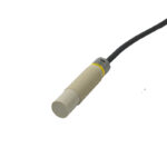 Omron E2K-X8ME1 Capacitive Proximity Sensor, NPN NO Output, M18 Cylindrical, 10-30VDC, IP67/IP69K, 2m Cable, 8mm Detection