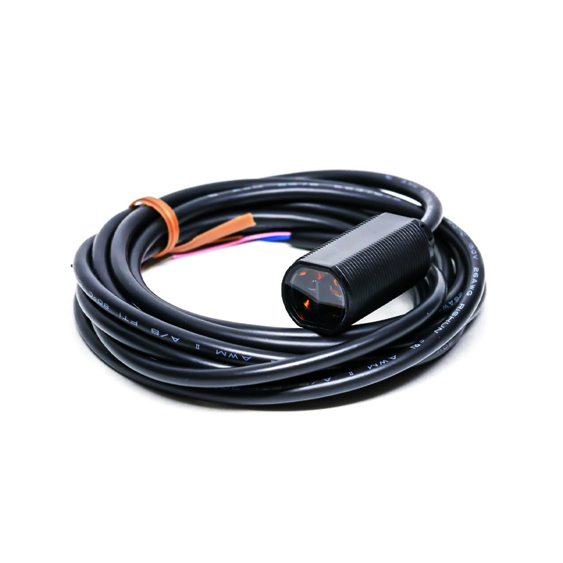 Omron E3FA-RP11 Retro-Reflective Photoelectric Sensor, PNP Open-Collector, 0.1-4m Range, 12-24VDC, IP67/IP69K, 2m Cable - Image 2