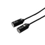 Omron E3FA-TN11 Through-Beam Photoelectric Sensor, 2m Cable, NPN Open-Collector, 10-30VDC, IP67/IP69K, Detection Range: 20 m