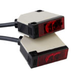 Omron E3JK-5DM1 Infrared Beam Photoelectric Sensor, 5m Detection, Pack of 2 - AC/DC 12-24V, Relay Output