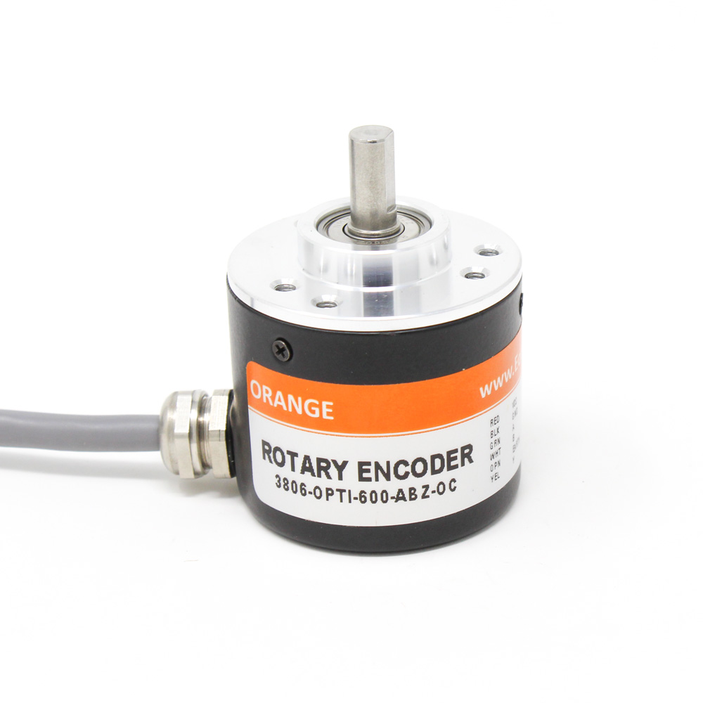 OrangeRX 600 PPR ABZ 3-Phase Optical Rotary Encoder with IP54, 2m Cable & Pull-Up Resistors