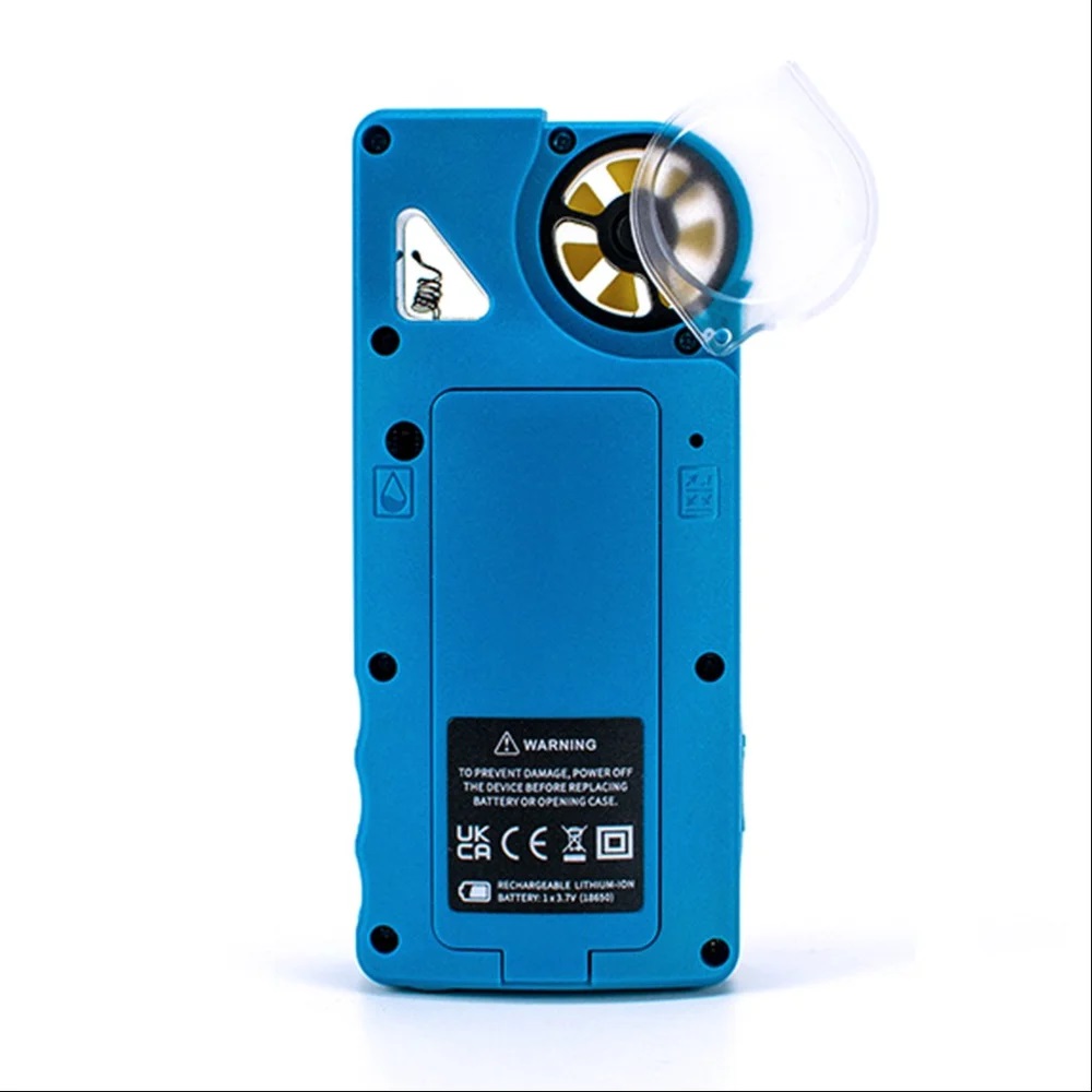 OWON OWM5500 Smart Anemometer - LCD Display, USB-C Charging - Image 2