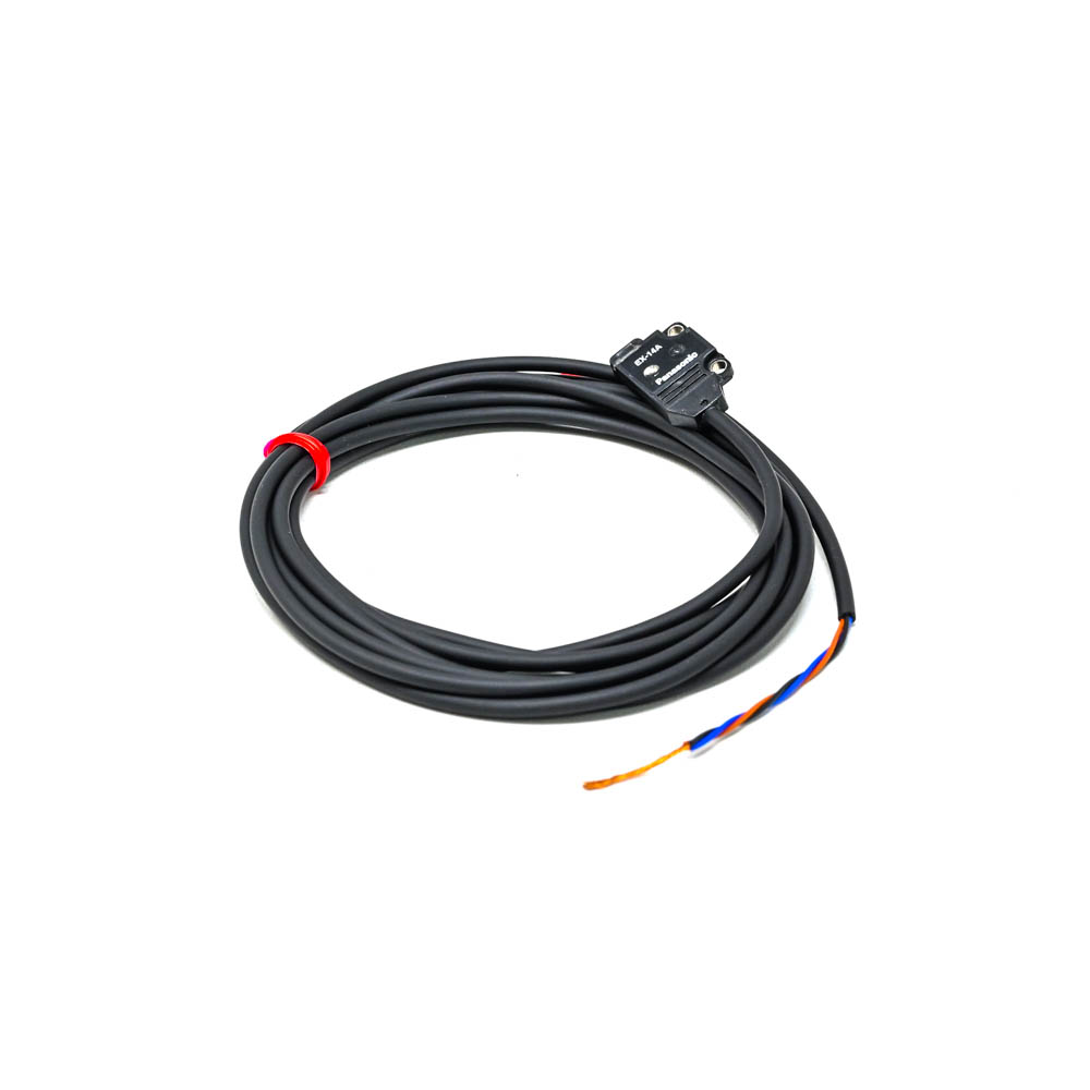 Panasonic EX-14A Photoelectric Sensor, Reflective, 2mm to 25mm Range, NPN Output, IP67, Cable Connection