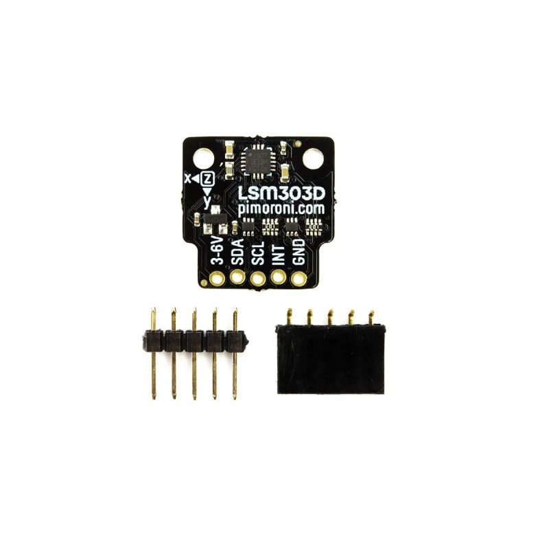 Pimoroni LSM303D 6DoF Motion Sensor Breakout - I2C Interface, 3.3V/5V Compatible - Image 3