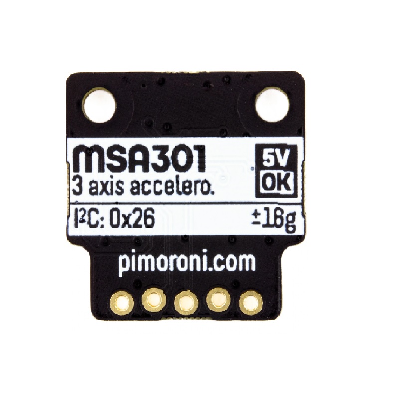 Pimoroni MSA301 3DoF Motion Sensor Module - I2C Interface, LGA-12 Package - Image 2