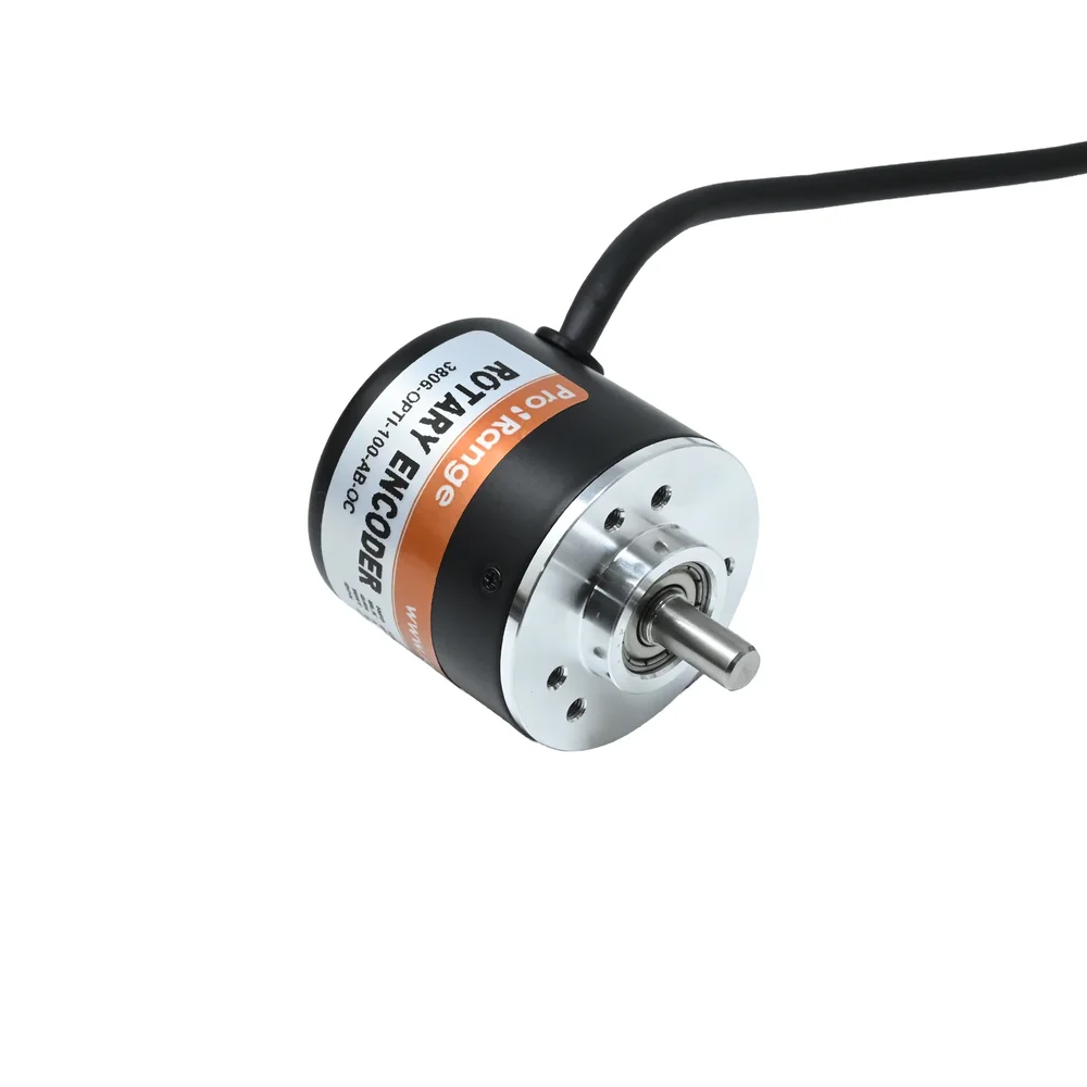 Pro-Range 1000 PPR 2-Phase Incremental Optical Rotary Encoder (41mm OD) - NPN Open Collector, 2m Cable