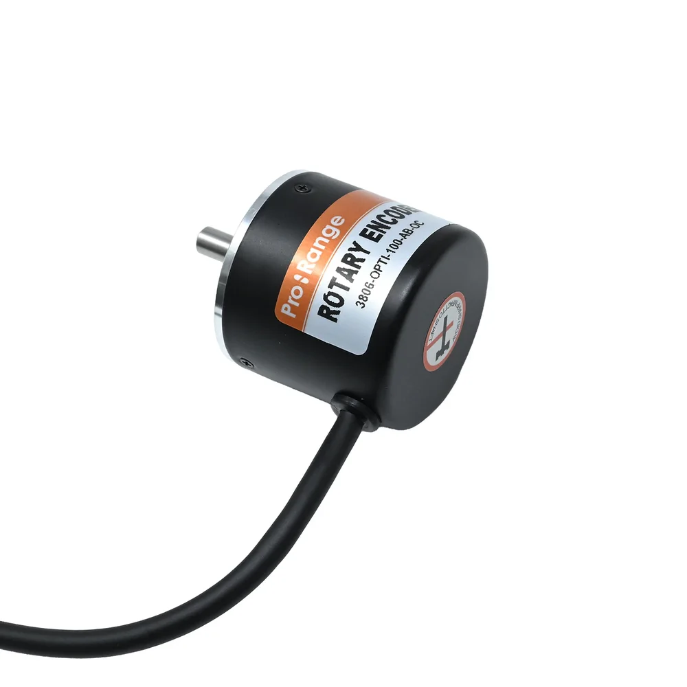 Pro-Range 1000 PPR 2-Phase Incremental Optical Rotary Encoder (41mm OD) - NPN Open Collector, 2m Cable - Image 2