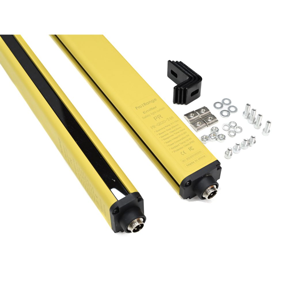 Pro-Range GB20-T48 Light Curtain Sensor, Pitch 20mm, 48 Beams, 940mm Detection Height, IP64, 12/24V DC - Image 3