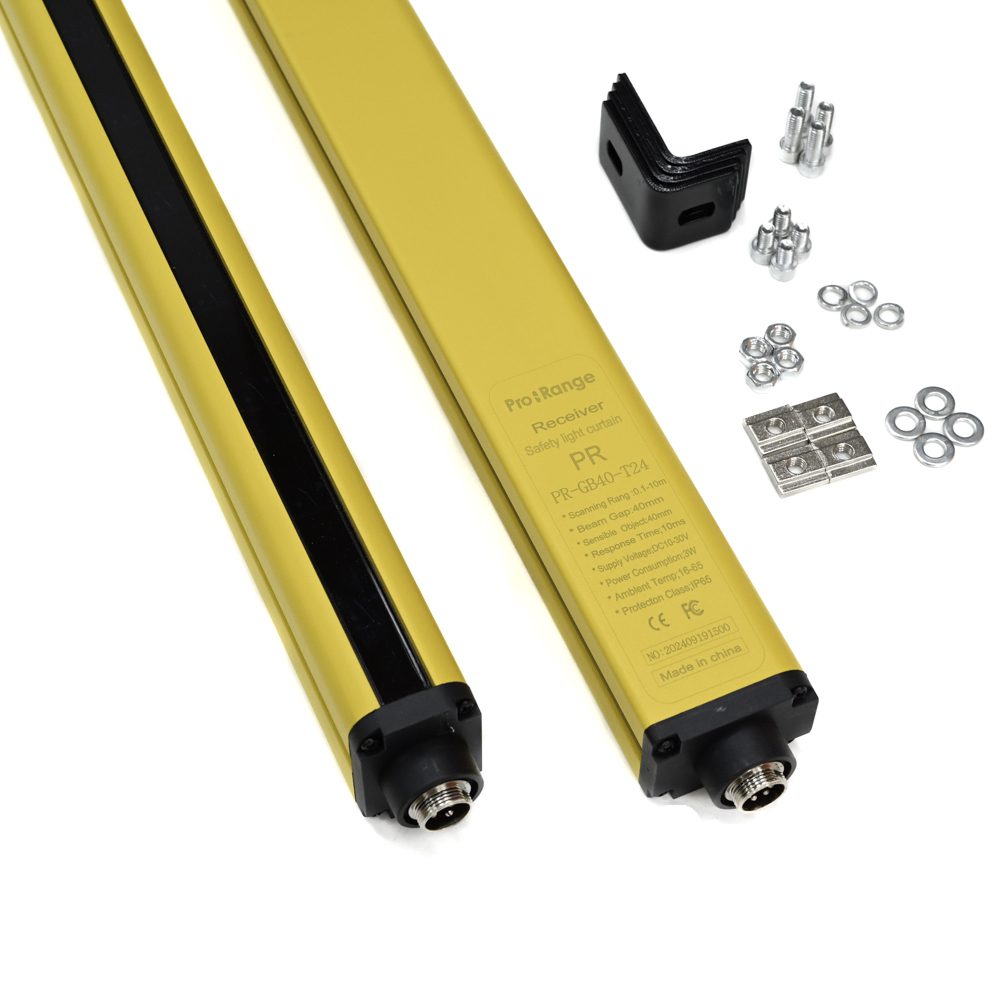 Pro-Range GB40-T24 Light Curtain Sensor Pitch 40mm, 24 Beams, 920mm Detection Height - 12/24V DC - Image 3