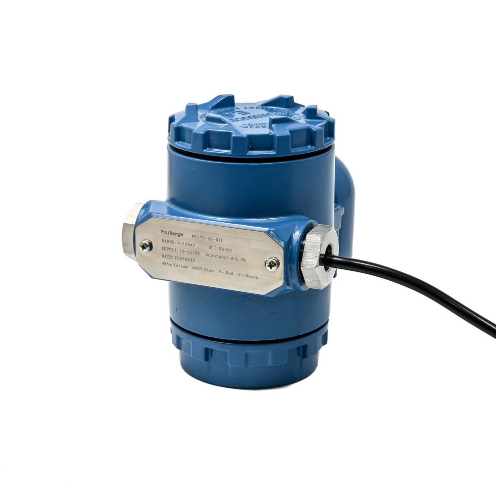 Pro-Range PR17C-RS-010 Pressure Gauge, 0-1 MPa, RS485 Output, G1/4 Thread, 1m Cable
