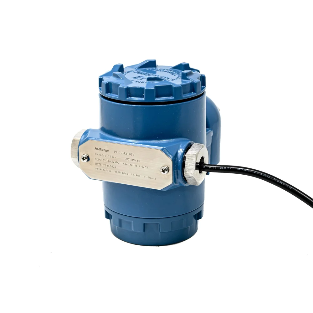 Pro-Range PR17C-RS-025 Pressure Gauge 0~2.5MPa - RS485 Output, G1/4 Thread, 1m Cable