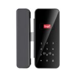 PST PST-GL-B12 Smart Bluetooth Glass Door Lock with Mechanical Key - 6V DC, Micro USB Emergency Power