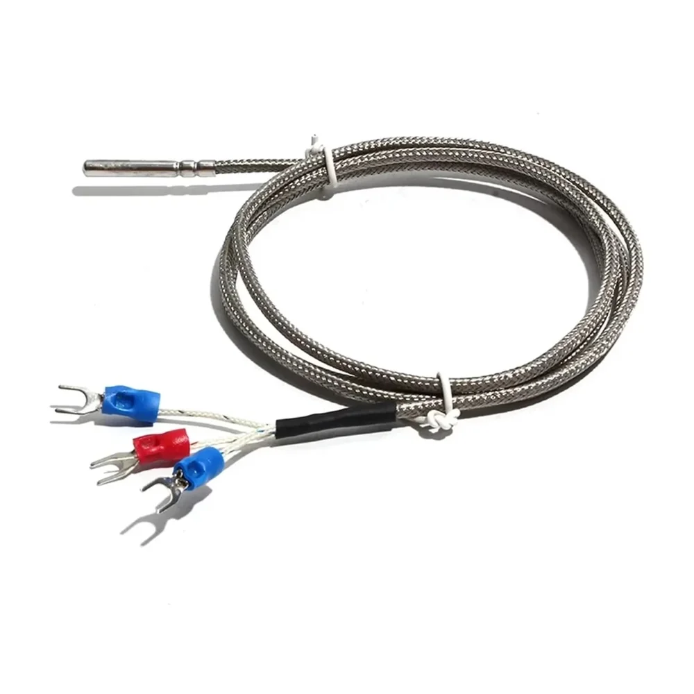 PT100 B-class 0.3 Precision Temperature Sensor 4x30mm Stainless Steel Probe w/ 0.5m Cable