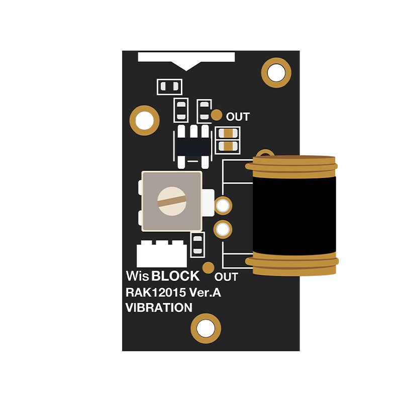 RAKwireless WisBlock Vibration Sensor ANT-801S RAK12015 Module - Image 2