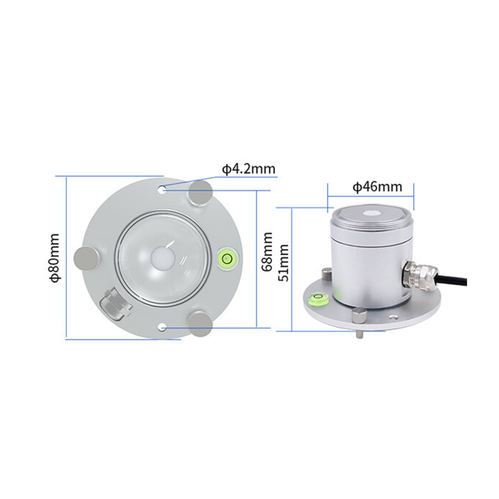 Renke RS-GH-N01-AL Photosynthetically Active Radiation (PAR) Sensor - 0-2500μmol/㎡·s, RS485 Modbus, IP67 Aluminum Shell - Image 3