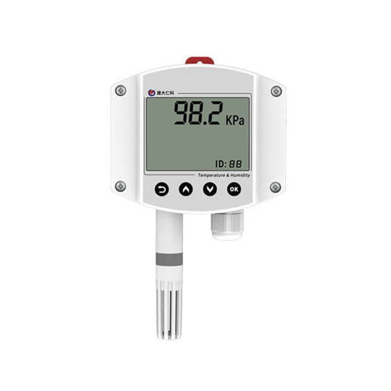 Renke RS-QY-N01-2D-LCD-EX Industrial Wall-Mounted Atmospheric Pressure Sensor with LCD Display, RS485 Output, 0-120 kPa