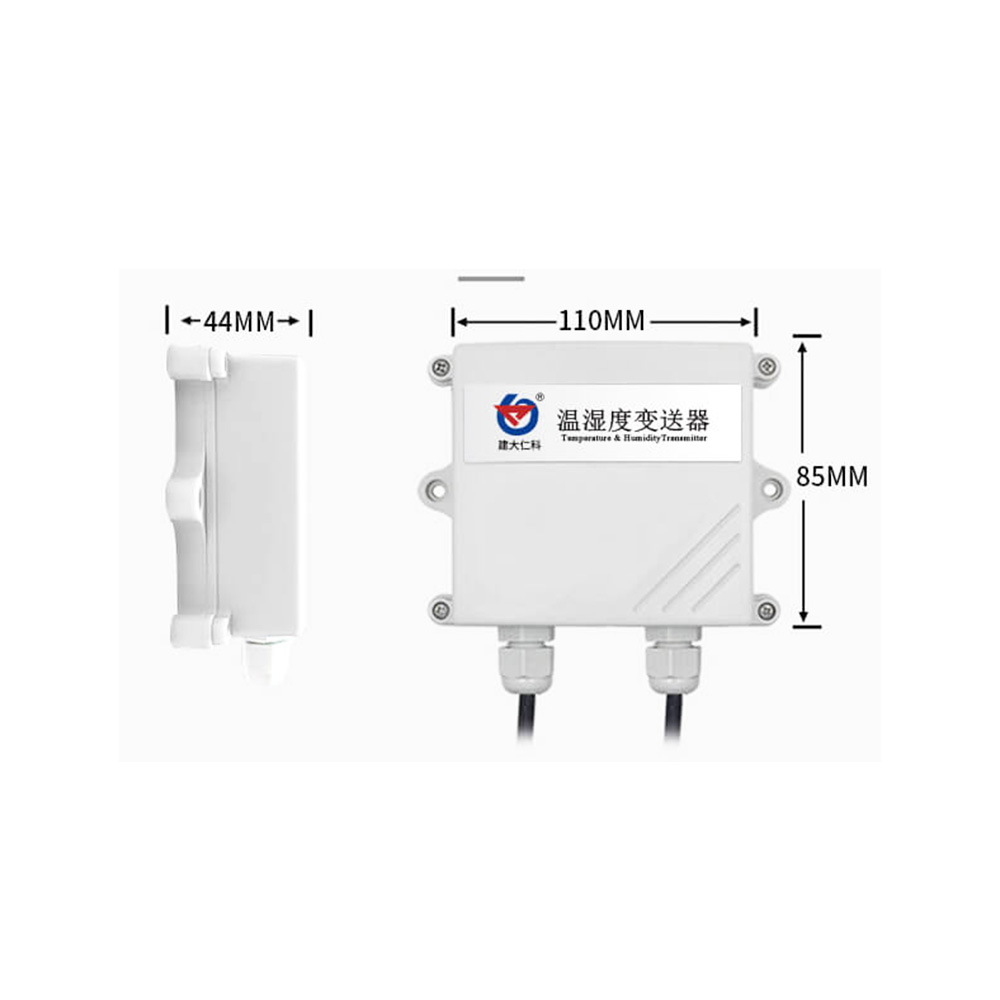 Renke RS-WS-N01-2-4 Industrial Temperature & Humidity Sensor Wall Mount - RS485 Modbus, IP65 - Image 2