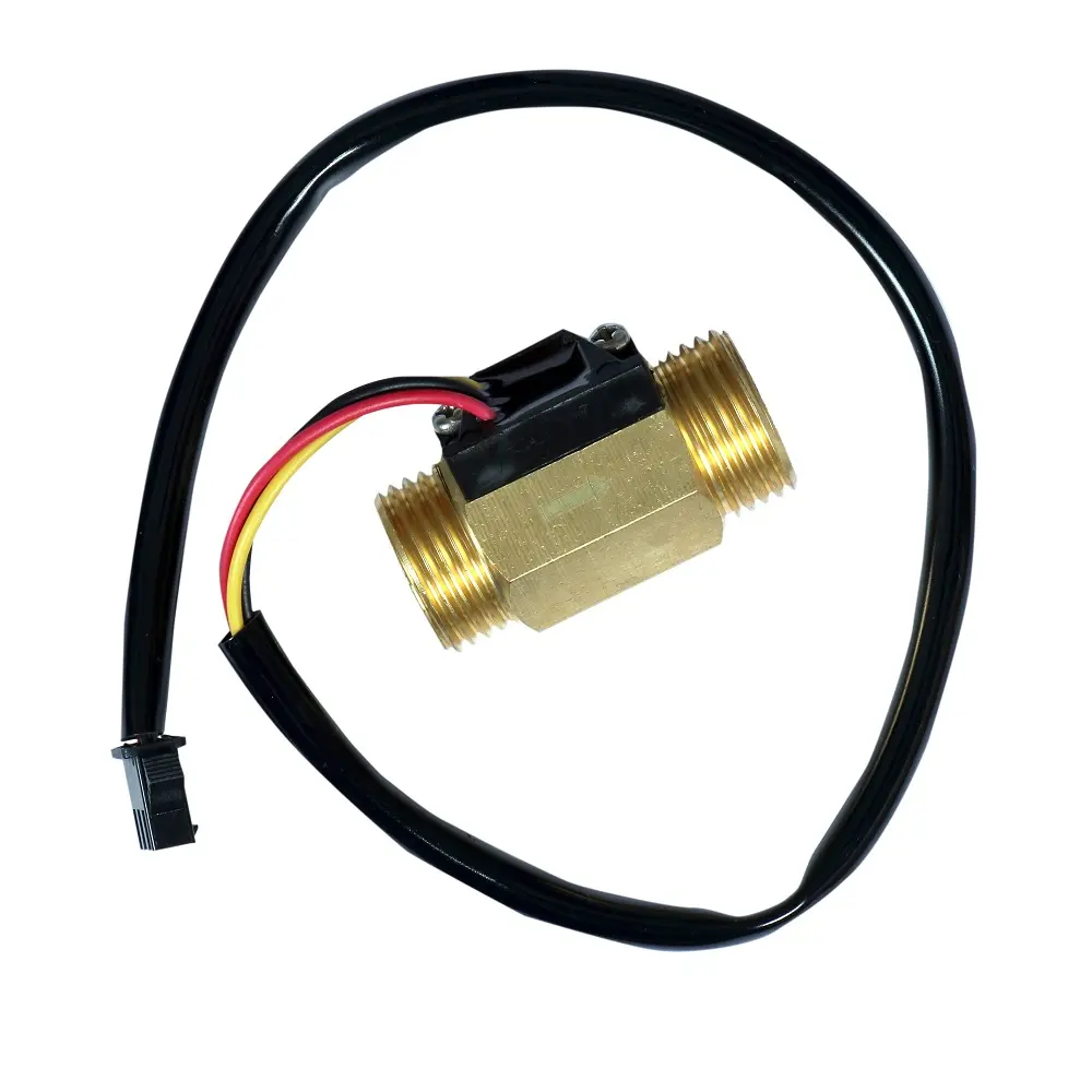 Saier HZ21WI Water Flow Sensor - 1-30 L/min, 4.5-18V DC, Analog/Digital Output