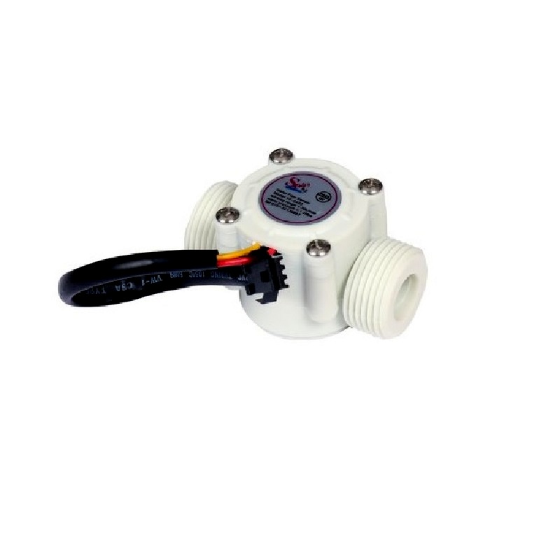 SEA YFS403 Water Flow Sensor Flowmeter G3/4 1-30L/Min - 3.5-24V DC Hall Effect - Image 2