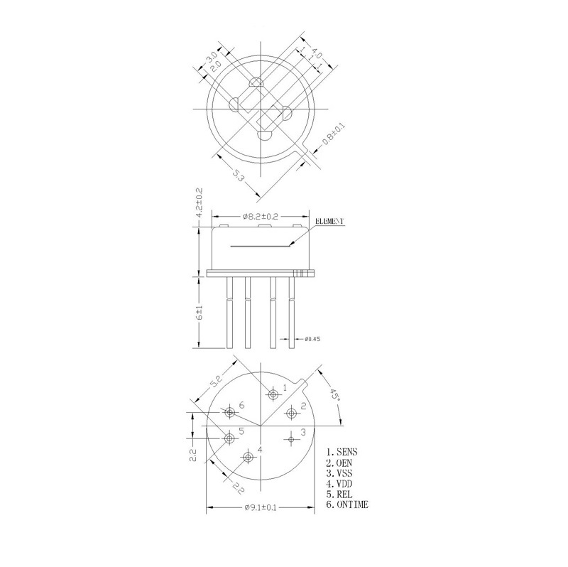 Senba BS612 Digital PIR Motion Sensor - Schmitt Trigger Output - Image 2